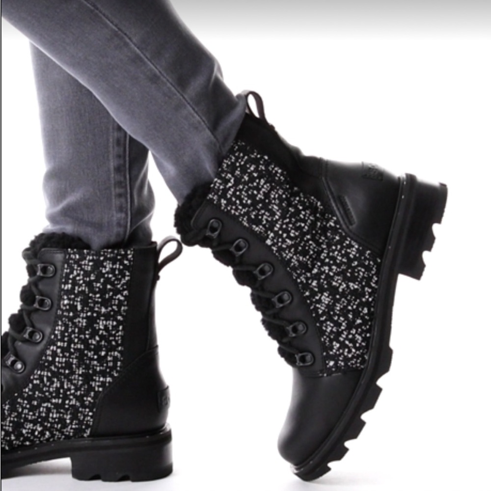 Sorel Lennox Lace Waterproof Suede Boots Womens Size 7 - NWT